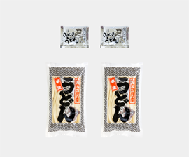 半生さぬきうどん 300g×2袋 つゆ2×袋